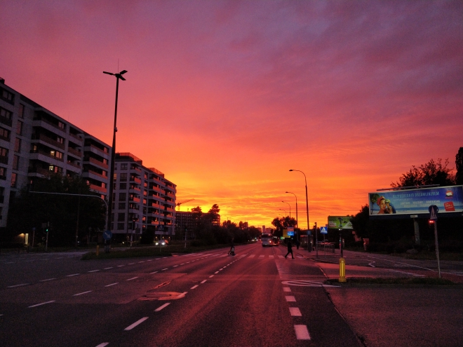 Sunset Warsaw