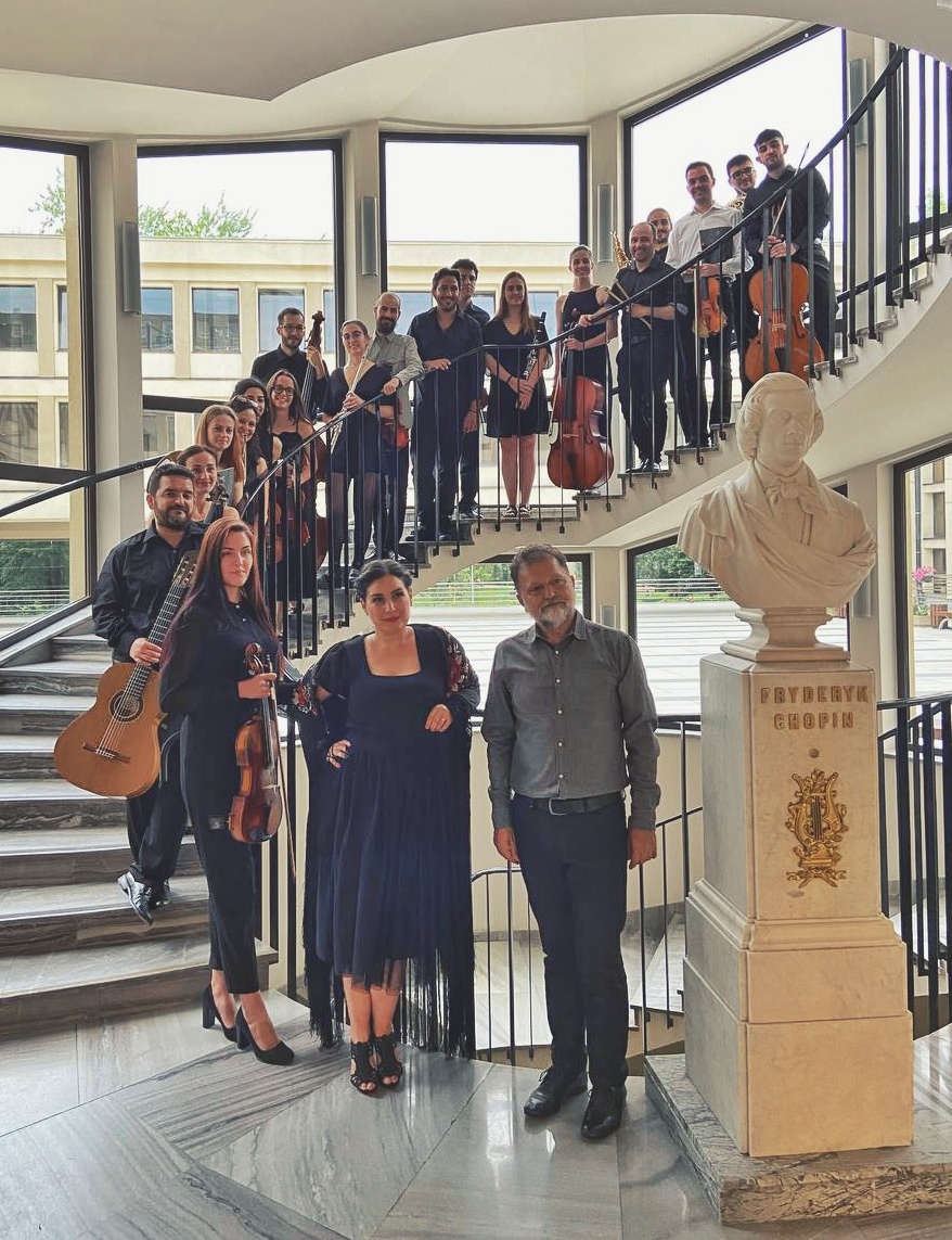 Group photo at Chopin University of Music